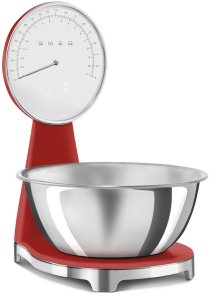 Ваги кухонні Smeg Style Aesthetic Glossy Red (KSF01RDWW)