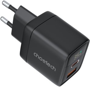 Зарядний пристрій Choetech PD6052 35W Black (PD6052-EU-BK)