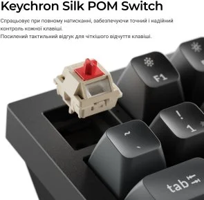 Фото: Клавіатура Keychron Q1 Ultra Keychron Red Switch RGB Black (Q1U-M1-UA) № 9 | KTC