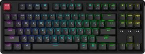 Клавіатура Keychron C3 Max Super Red Switch RGB Black (C3M-H1-UA)