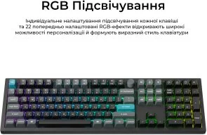 Фото: Клавіатура Keychron Q6 Ultra Keychron Red Switch RGB Black (Q6U-M1-UA) № 15 | KTC
