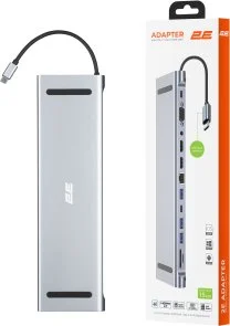 Фото: USB-хаб 2E W2703 12in1 Grey (2E-W2703) № 7 | KTC