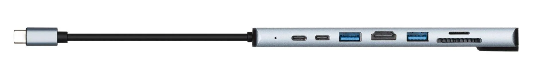 Фото: USB-хаб 2E W2681 8in1 Grey (2E-W2681) № 3 | KTC