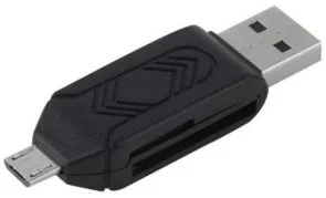 Фото: Кардрідер STLab U-375 USB/OTG Black (U-375 black) № 2 | KTC