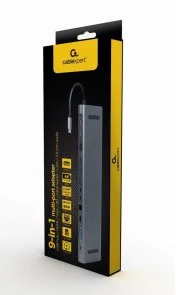 Фото: USB-хаб Cablexpert 9in1 Gray (A-CM-COMBO9-01) № 5 | KTC