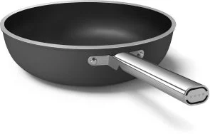 Фото: Сковорода Smeg 50S Retro Style WOK 30cm Black Matte (WOF3002BLM) № 3 | KTC