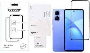 Фото: Захисне скло BeCover for Infinix Smart 10 X6725 - Black (714757) № 2 | KTC