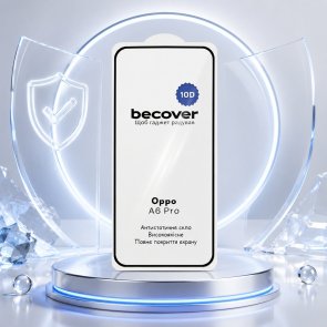 Захисне скло BeCover 10D for Oppo A6 Pro - Black (715716)
