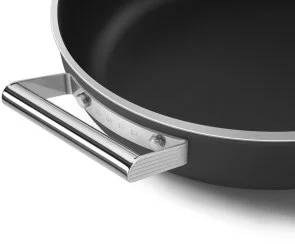 Фото: Сковорода Smeg 50S Retro Style 28cm Black Matte (DPF2812BLM) № 10 | KTC