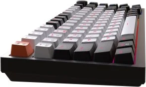 Фото: Клавіатура GamePro MK160 V2 Warden QLAB Sakura ENG/UKR USB Black (MK160-V2-B-QS) № 6 | KTC
