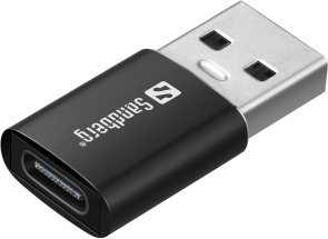 Провідний петличний мікрофон Sandberg Streamer USB Clip, Black