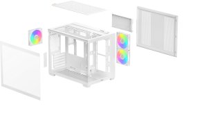 Корпус Ocypus Gamma C54 ARGB White with window (GAMMA-C54-WHD300XX-GL)