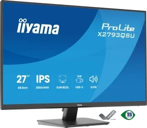 Фото: Монітор iiyama X2793QSU-B1 Black - 27" IPS / 2560×1440 / 75 Гц / Adaptive Sync № 3 | KTC