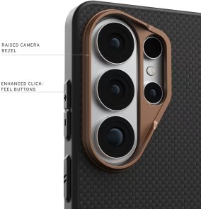 Чохол UAG for Samsung S26 Ultra - Fibr Armr Black/Bronze (214545114085)