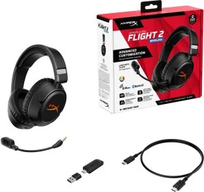 Фото: Гарнітура HyperX Cloud Flight 2 Black (B5VC4AA) № 10 | KTC