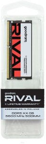 Оперативна пам’ять GOODRAM Rival DDR5 1x16GB (GGEES5-56L40S/16G)