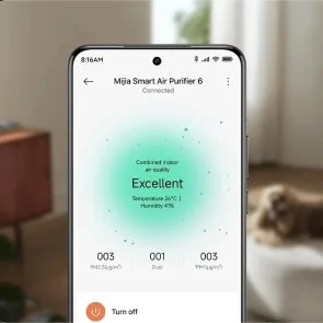 Фото: Очищувач повітря MiJia Smart Air Purifier 6 EU (1183584) № 6 | KTC