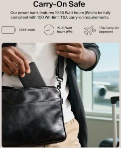 Фото: Батарея універсальна Belkin BoostCharge Slim 5000mAh 20W Qi2 15W with Kickstand Black (BPD011HQBK) № 10 | KTC