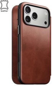 Чохол Nomad for Apple iPhone 17 Pro - Modern Leather Folio Horween Olde Dublin (NM014094858)