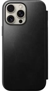 Фото: Чохол Nomad for Apple iPhone 16 Pro - Modern Leather Folio Horween Black (NM01677185) № 2 | KTC
