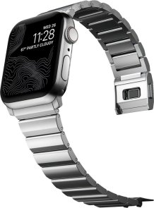 Ремінець Nomad for Apple Watch 46/49mm - Steel Silver Hardware Silver (NM1A4HSXS0)