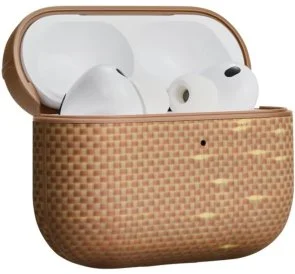 Фото: Чохол Pitaka for Airpods Pro 3th Gen - Aramid Fiber Magnetic Golden Glint (APM2504) № 3 | KTC