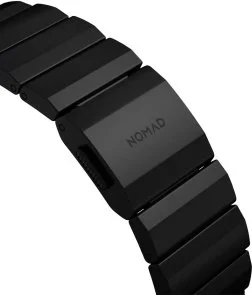Фото: Ремінець Nomad for Apple Watch 46/49mm - Titanium V2 Black Hardware Black (NM014834858) № 8 | KTC