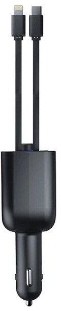 FM-Трансмітер + АЗП WUW C237 Black (6972573338177)