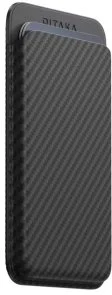 Фото: Чохол для пластикових карт Pitaka for iPhone - Magnetic Woven Black/Grey (MWW2401) № 2 | KTC