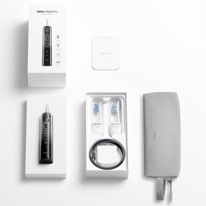 Електрична зубна щітка Laifen Wawe PRO Transparent Black (1TB92-P-XX-CR-002)