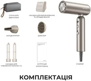 Фото: Фен Dreame Pocket Pro 5in1 Titanium (AHD51PRO_T5) № 2 | KTC
