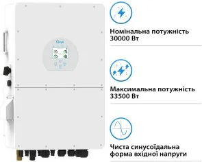 Фото: Інвертор Deye SUN-30K-SG02HP3-EU-AM3 № 3 | KTC