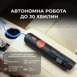 Фото: Автомобільний пилосос DEERMA XC01 № 9 | KTC