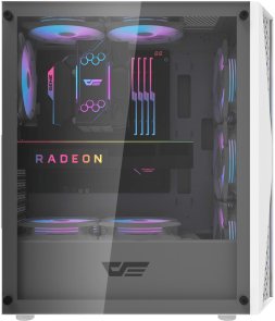 Корпус DARKFLASH DK352 Plus White with window (DK352 PLUS WHITE)