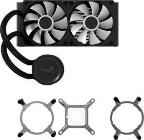 Фото: Система рідинного охолодження AeroCool Abyss L240R Black (ACLA-AB24117.11) № 5 | KTC