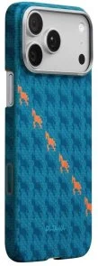 Фото: Чохол Pitaka for Apple iPhone 17 Pro - Edge Ultra-Slim Happiness Rides Indigo (HR1702P) № 2 | KTC