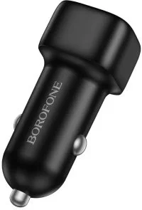 Фото: Автомобільний зарядний пристрій BOROFONE BZ34A Cloud PD 20W Black (6941991122316) № 3 | KTC