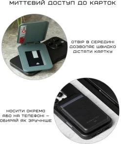 Фото: Чохол для пластикових карт Native Union for iPhone - Active Stand Magnetic Black (ACT-BLK-WAL) № 10 | KTC