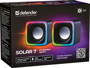 Колонки Defender Solar 7 Black (65117)