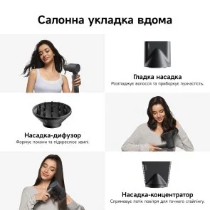 Фото: Фен Laifen NEO Black (1HD14-S-EU-BL-002) № 3 | KTC