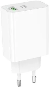 Фото: Зарядний пристрій BOROFONE BA108A Stellar QC PD 30W White (6941991125379) № 2 | KTC