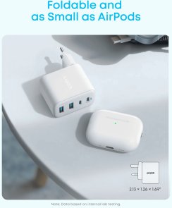 Зарядний пристрій Anker Zolo Charger 50W White (A121EG21)