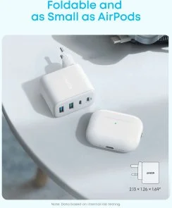 Фото: Зарядний пристрій Anker Zolo Charger 50W White (A121EG21) № 4 | KTC