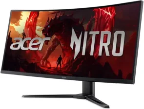 Фото: Монітор Acer XZ340CURX2bmiipphx (UM.CX0EE.205) - 34" VA / 3440x1440 / 200 Гц / AMD FreeSync Premium / HAS № 3 | KTC