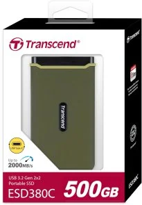 Фото: Зовнішній SSD-накопичувач Transcend ESD380C 500GB Military Green (TS500GESD380C) № 4 | KTC