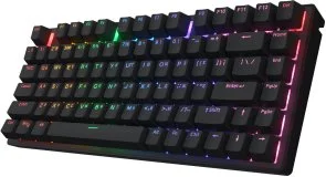 Фото: Клавіатура Hator Icefall Mecha 75 Rainbow Origin Red Wireless Black (HTK275UA) № 2 | KTC