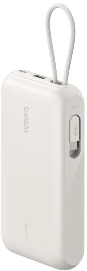 Фото: Батарея універсальна Belkin UltraCharge with Integrated Cable and Display 20000mAh 45W Sand (BPB030hqSA) № 5 | KTC