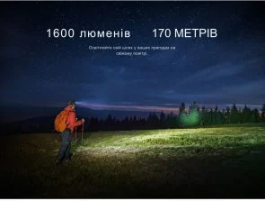 Фото: Ліхтар налобний Fenix HM60R 2.0 1600Lm (HM60RV20) № 8 | KTC
