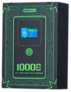Фото: Батарея універсальна Remax Dinba FP-7 10000mAh QC PD 55W Gray (6954851250074) № 2 | KTC