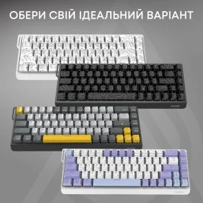 Фото: Клавіатура Ajazz NK68 V2 Red Switch USB Black (NK68-V2-R-S-B) № 7 | KTC